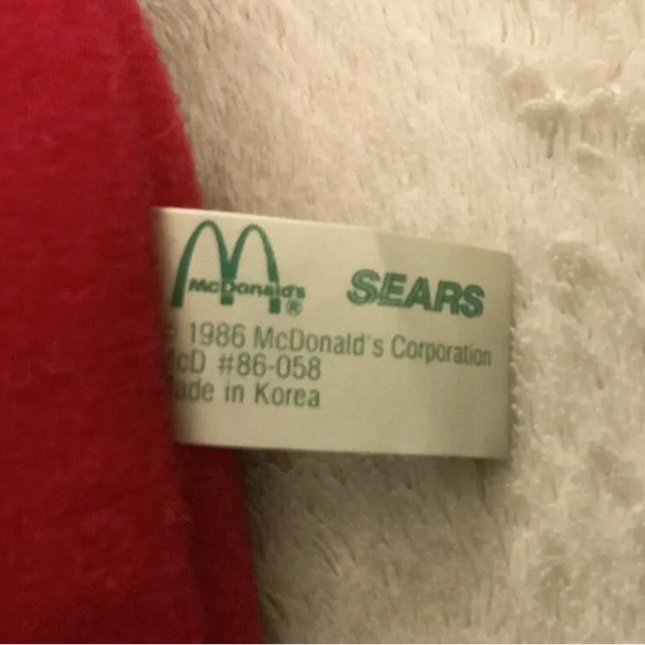 American Tail Mini Christmas Stockings Fievel Mousekewitz McDonald’s 1986 - Picture 3 of 6